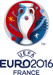 Logo der Fussball EM 2016 in Frankreich