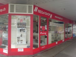 Mega-Shop Filiale am Bubenbergplatz in Bern