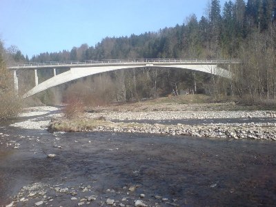 Rossgrabenbrücke von Robert Maillart über das Schwarzwasser