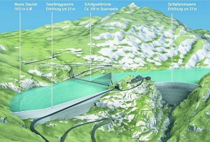Projekt Erhöhung Grimselstaumauer