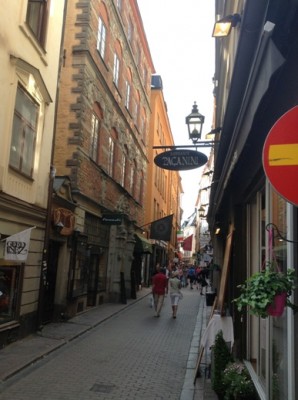 Wochenende in Stochkolm - Die Västerlanggaten in der Altstadt Stockholm